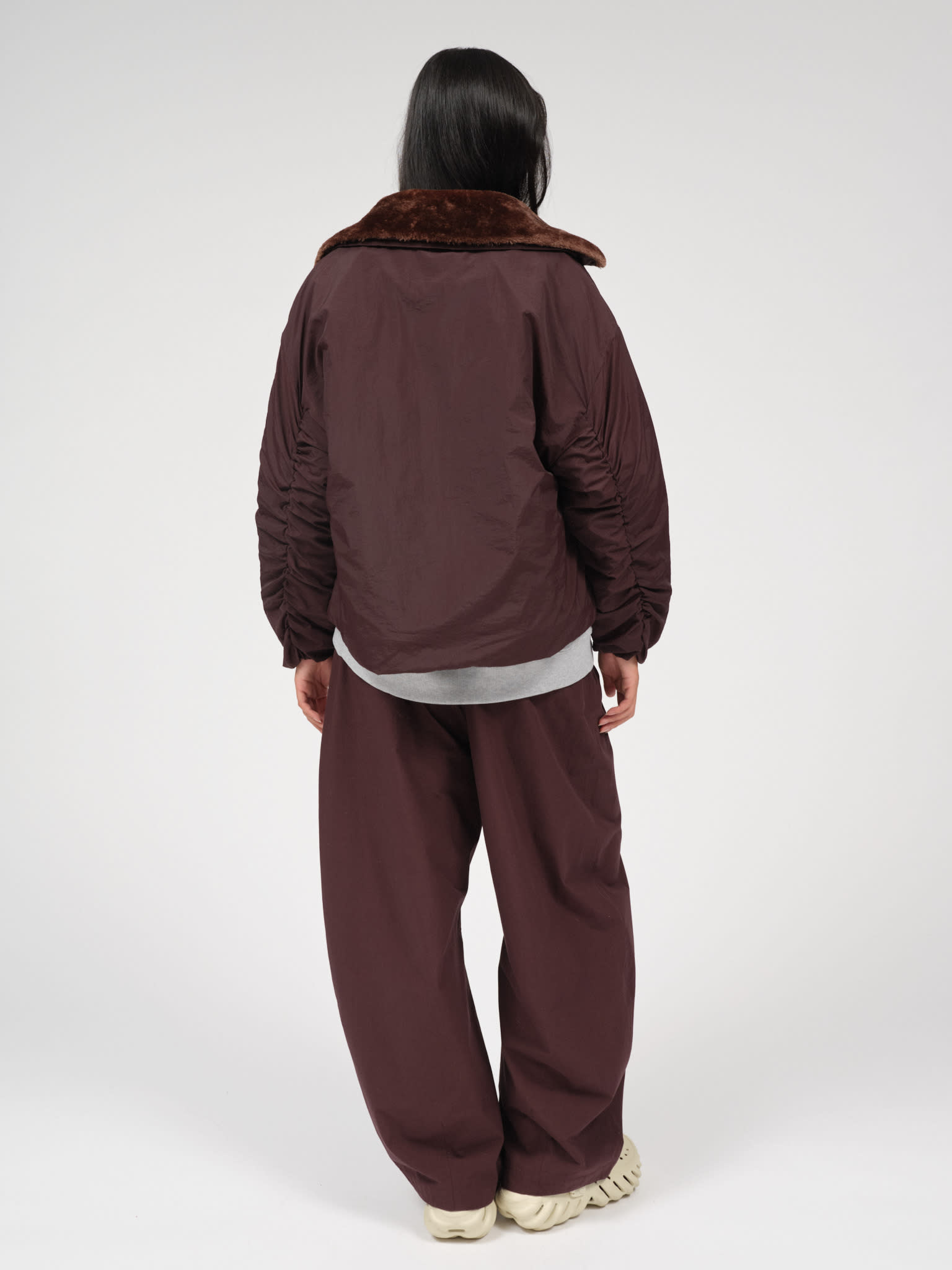 Embassy of Bricks and Logs Embassy of Bricks and Logs, Camden Bomber, dark brown, L