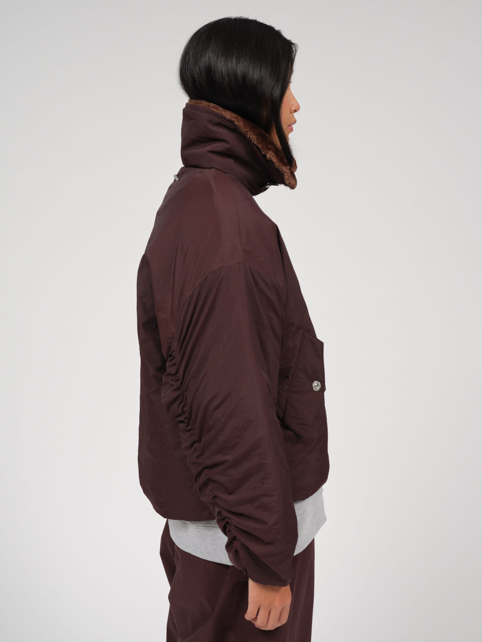 Embassy of Bricks and Logs Embassy of Bricks and Logs, Camden Bomber, dark brown, M