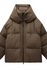 Embassy of Bricks and Logs Embassy of Bricks and Logs, Zonza Puffer, dark brown, L