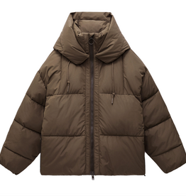 Embassy of Bricks and Logs Embassy of Bricks and Logs, Zonza Puffer, dark brown, L