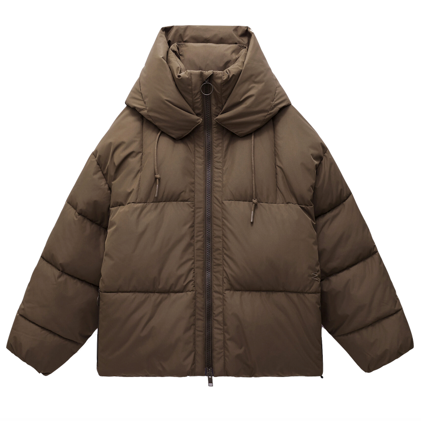 Embassy of Bricks and Logs Embassy of Bricks and Logs, Zonza Puffer, dark brown, L