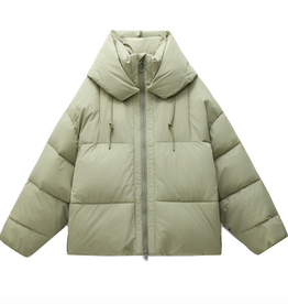 Embassy of Bricks and Logs Embassy of Bricks and Logs, Zonza Puffer, pale olive, L