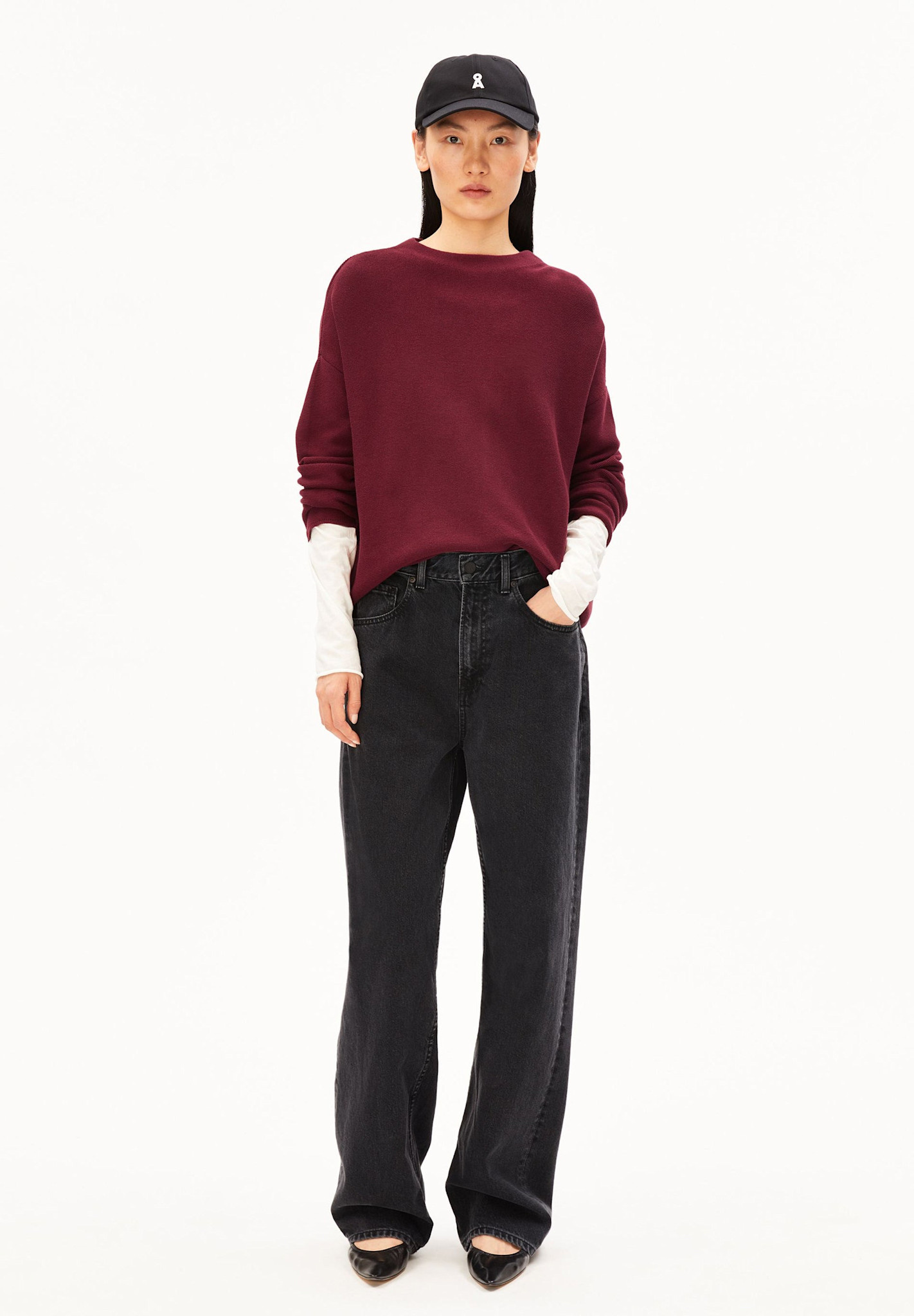 Armedangels Armedangels, Merinaa, velvet red, XS