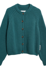 Armedangels Armedangels, Rib Knit Cardigan, petrol velvet, M