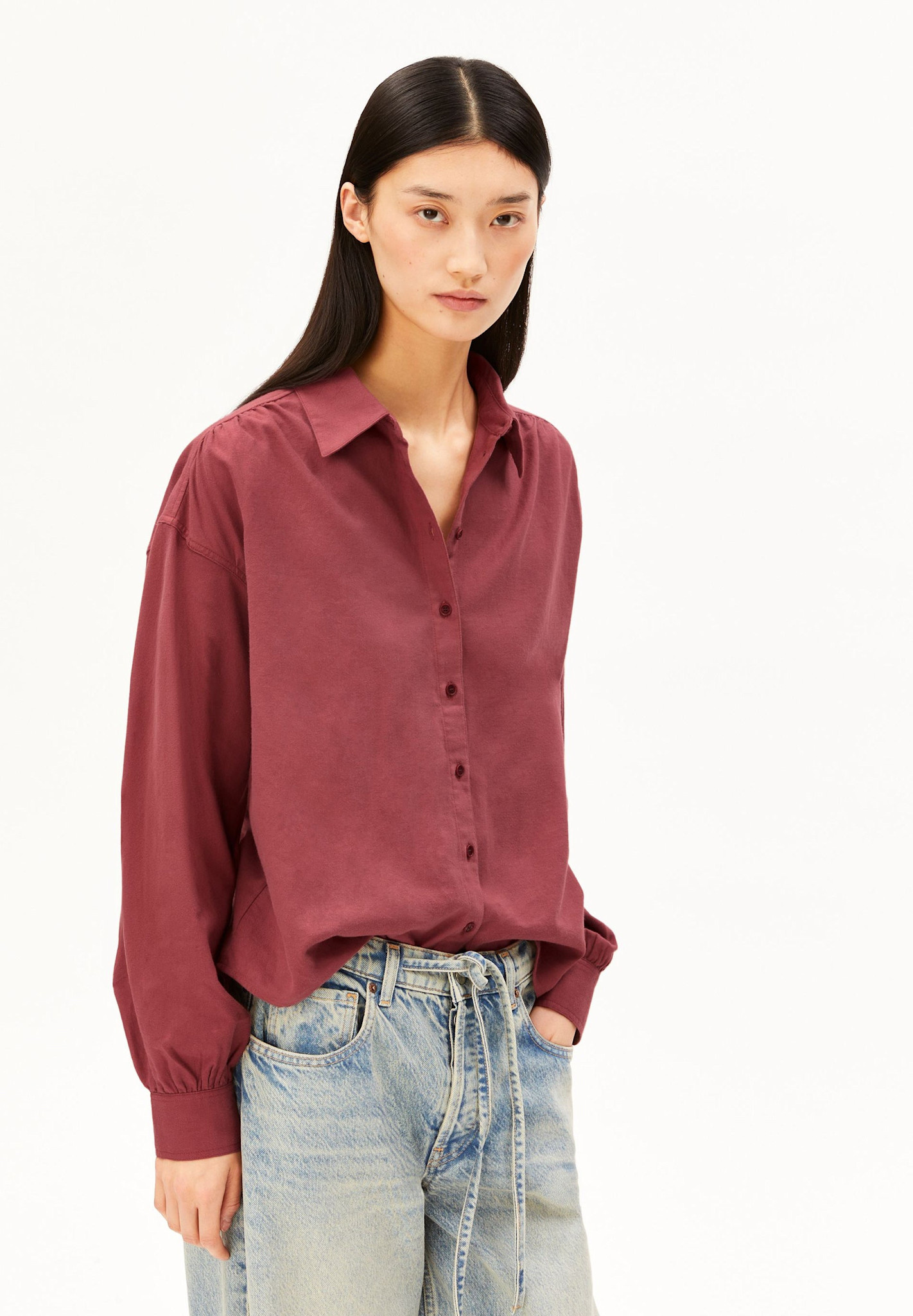 Armedangels Armedangels, Efinaraa Flannel, velvet ember, XS