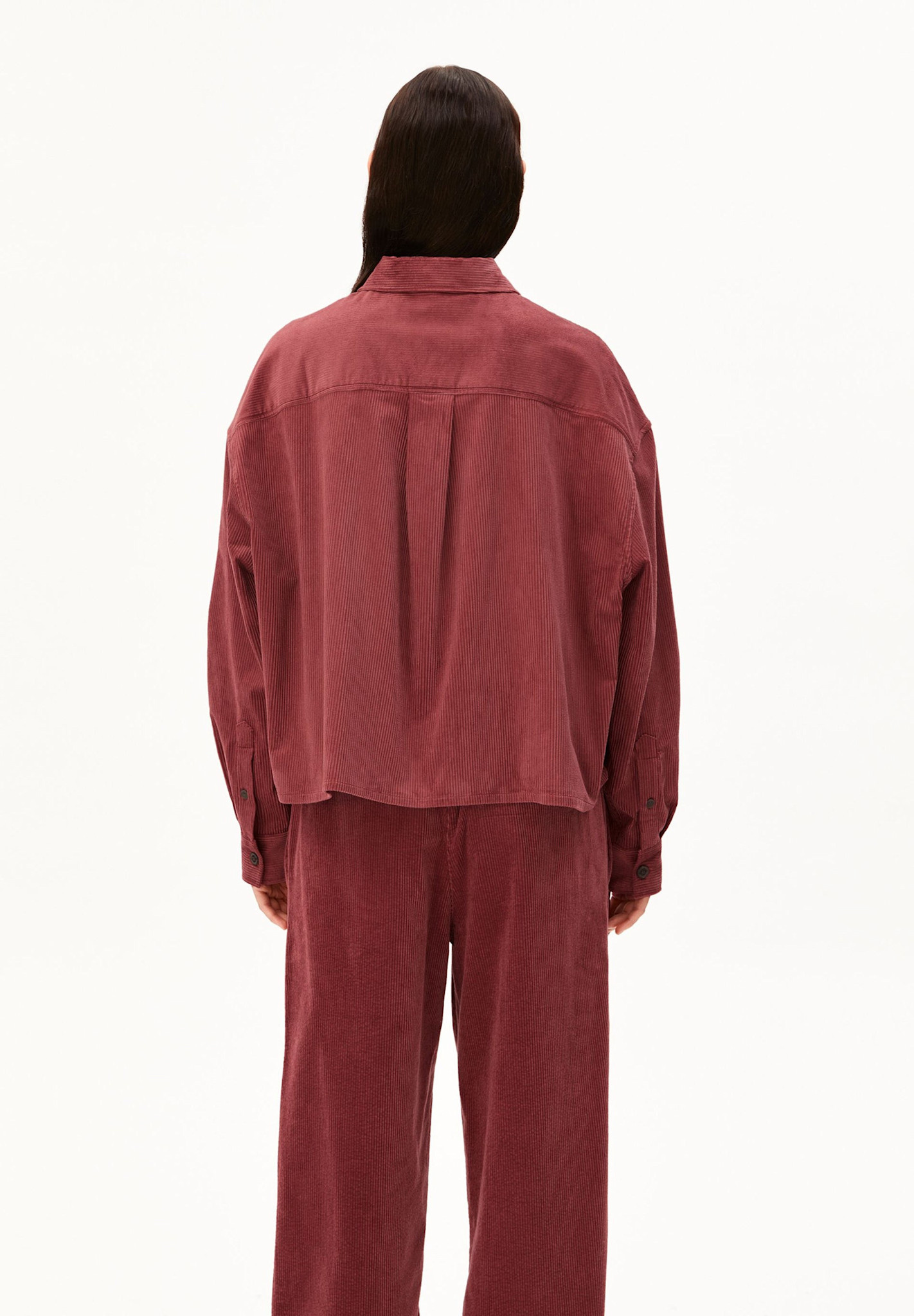 Armedangels Armedangels, Nalaani Cord Blouse, velvet ember, S