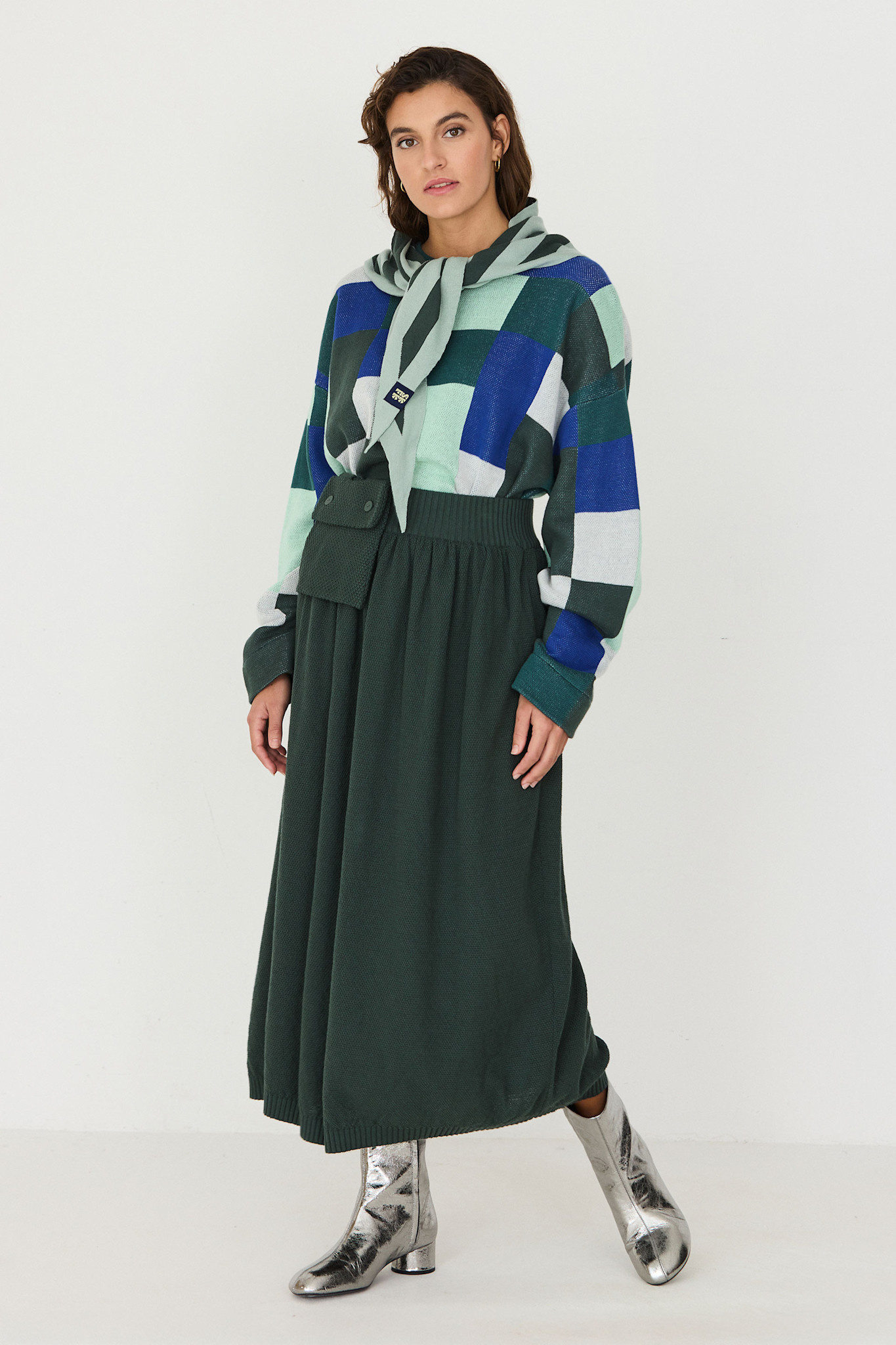 Skunkfunk Skfk, Amaia Skirt, dark green, XS (36)