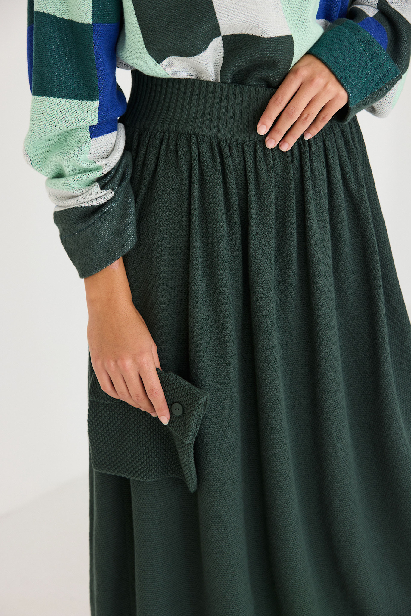 Skunkfunk Skfk, Amaia Skirt, dark green, XS (36)
