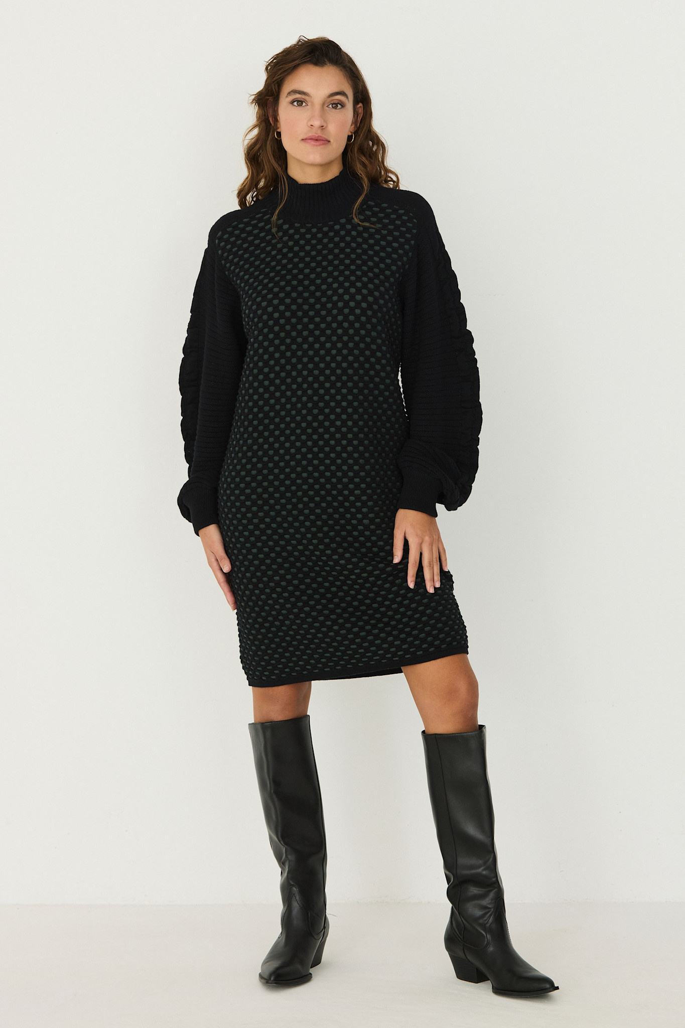 Skunkfunk Skfk, Kaliope Dress, dark green, S (38)