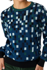 Skunkfunk Iradi Sweater, blue pix, M (40)