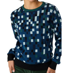 Skunkfunk Skfk, Iradi Sweater, blue pix, S (38)