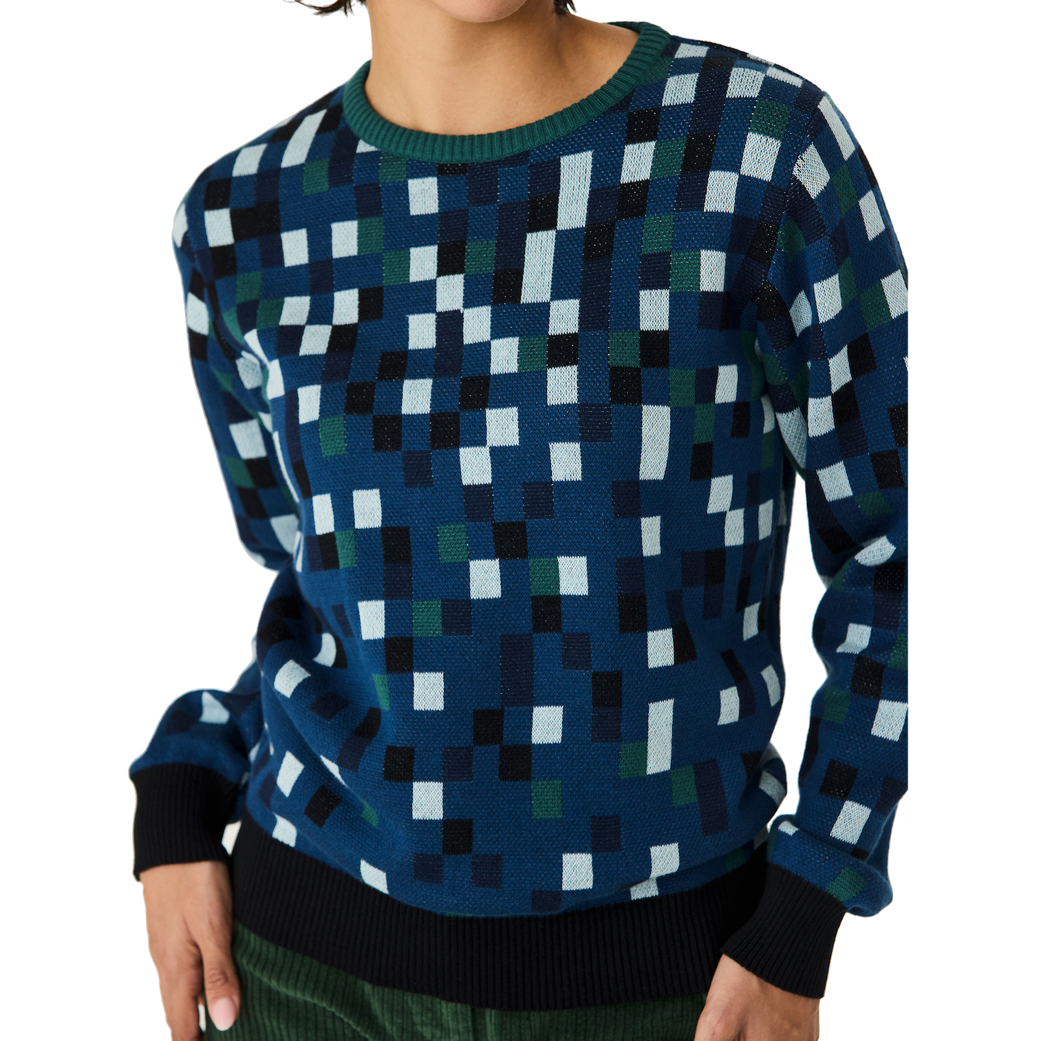 Skunkfunk Skfk, Iradi Sweater, blue pix, S (38)