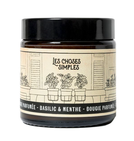 Les Choses Simple Les Choses Simples, Scented Candle, small, basil & mint