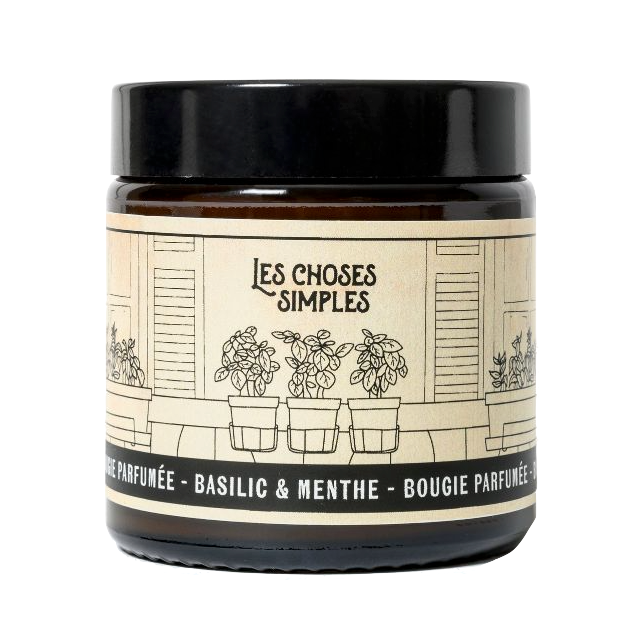 Les Choses Simple Les Choses Simples, Scented Candle, small, basil & mint