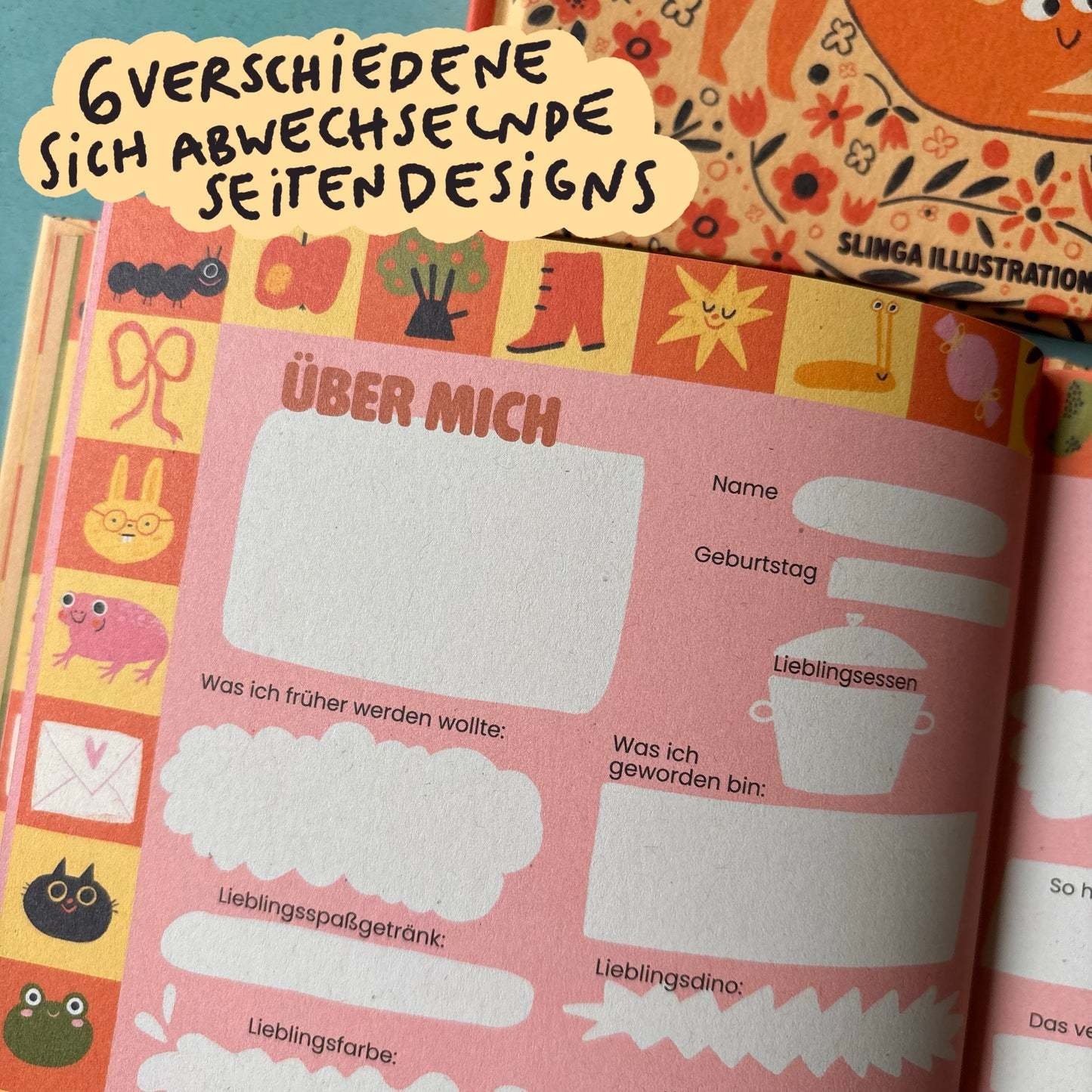 Slinga Slinga, Buch, Freundschaftsbuch