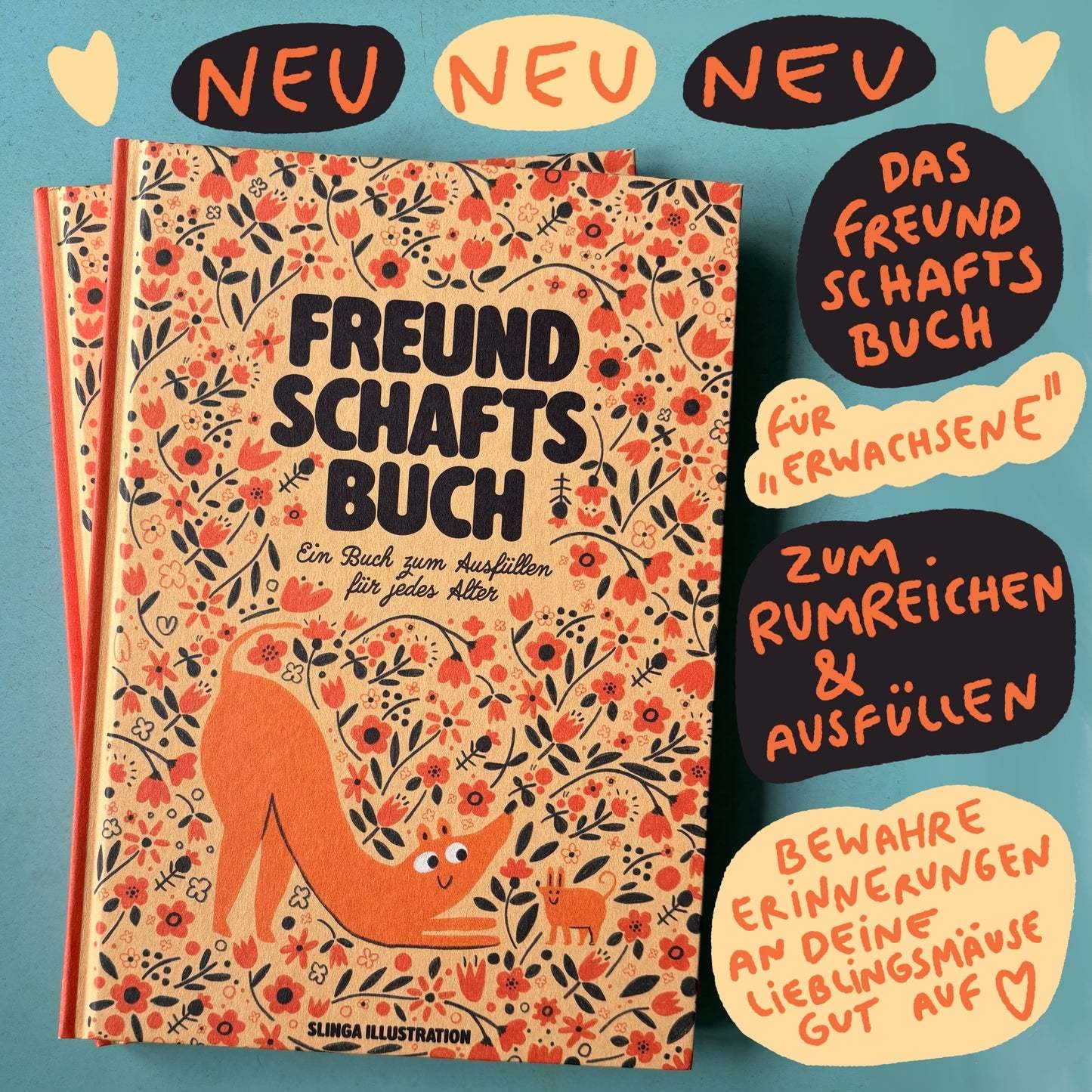 Slinga Slinga, Buch, Freundschaftsbuch