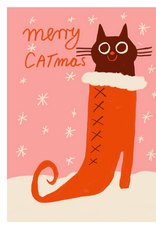 Slinga Slinga, Postkarte, Merry Catmas
