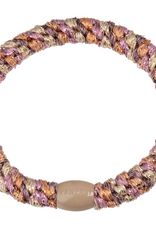 BonDep BonDep, Haargummi, mix peach-pink glitter