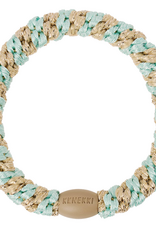 BonDep BonDep, Haargummi, peppermint beige glitter stripe