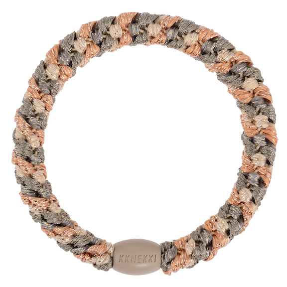 BonDep BonDep, Haargummi, mix rosegold camo glitter