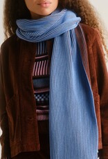 Dedicated Dedicated, Scarf Norrfors, cappuccino brown/cornflower blue