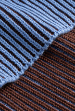 Dedicated Dedicated, Scarf Norrfors, cappuccino brown/cornflower blue