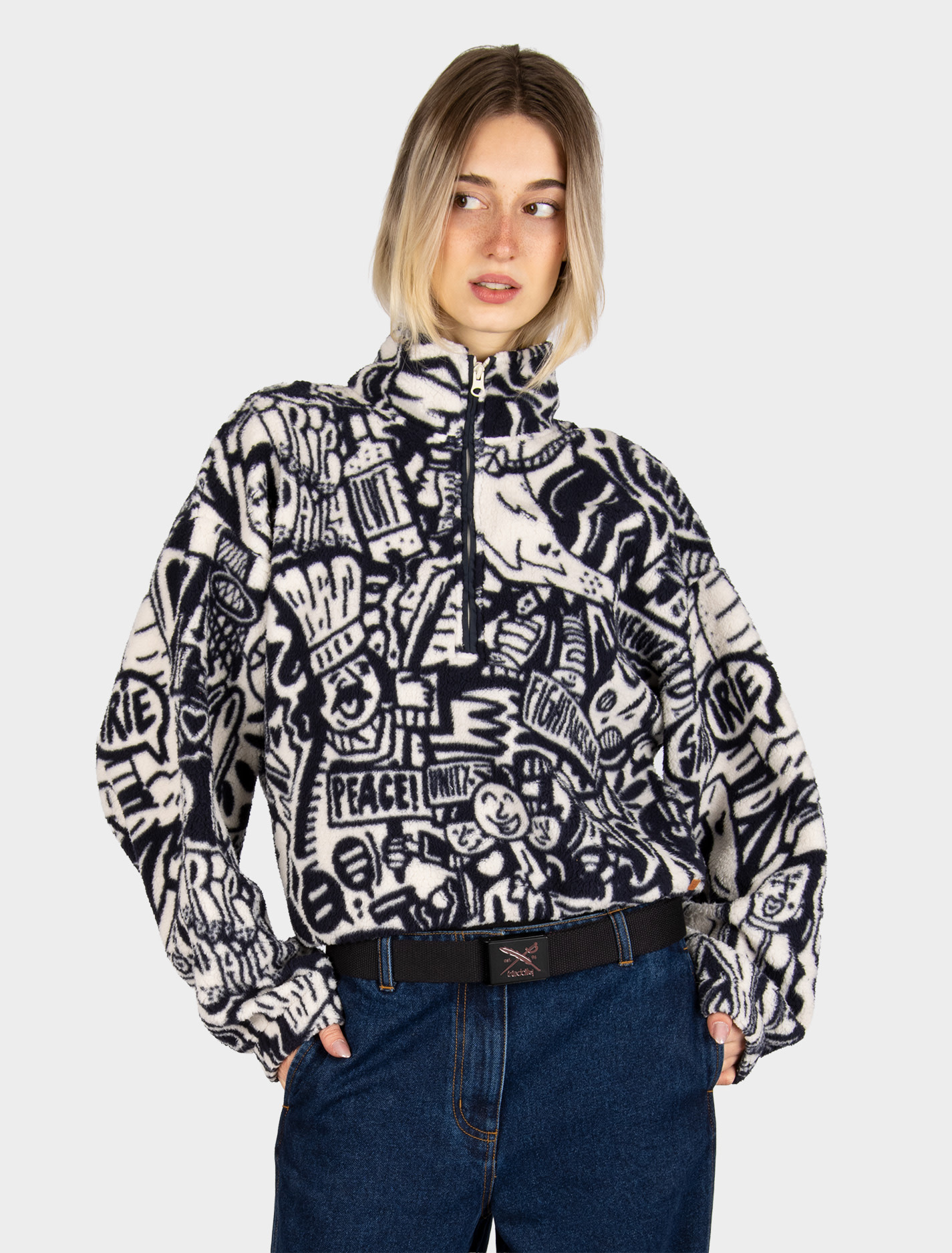 Iriedaily Iriedaily, Arkta Teddy Troyer, navy white, S