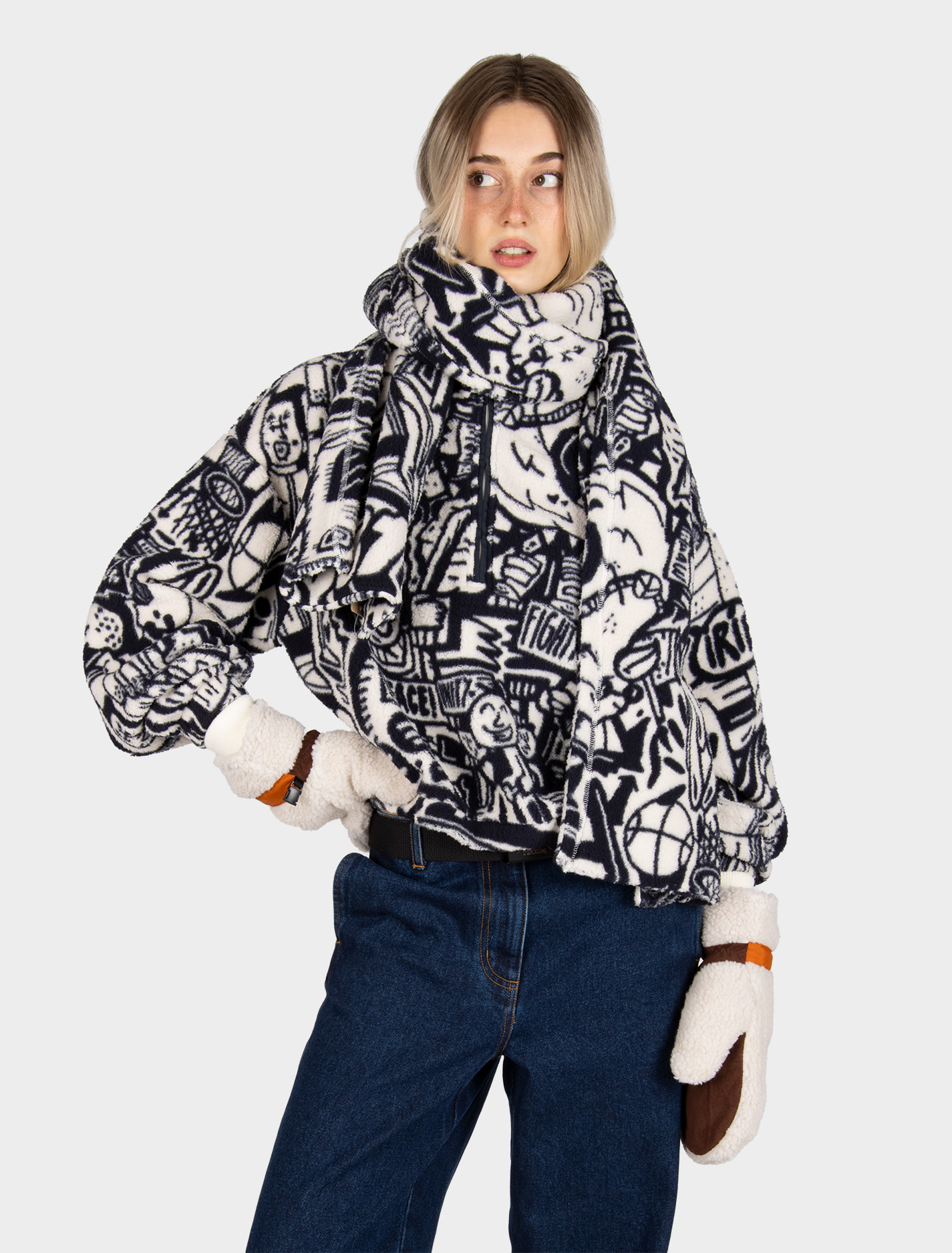 Iriedaily Iriedaily, Arkta Teddy Troyer, navy white, L