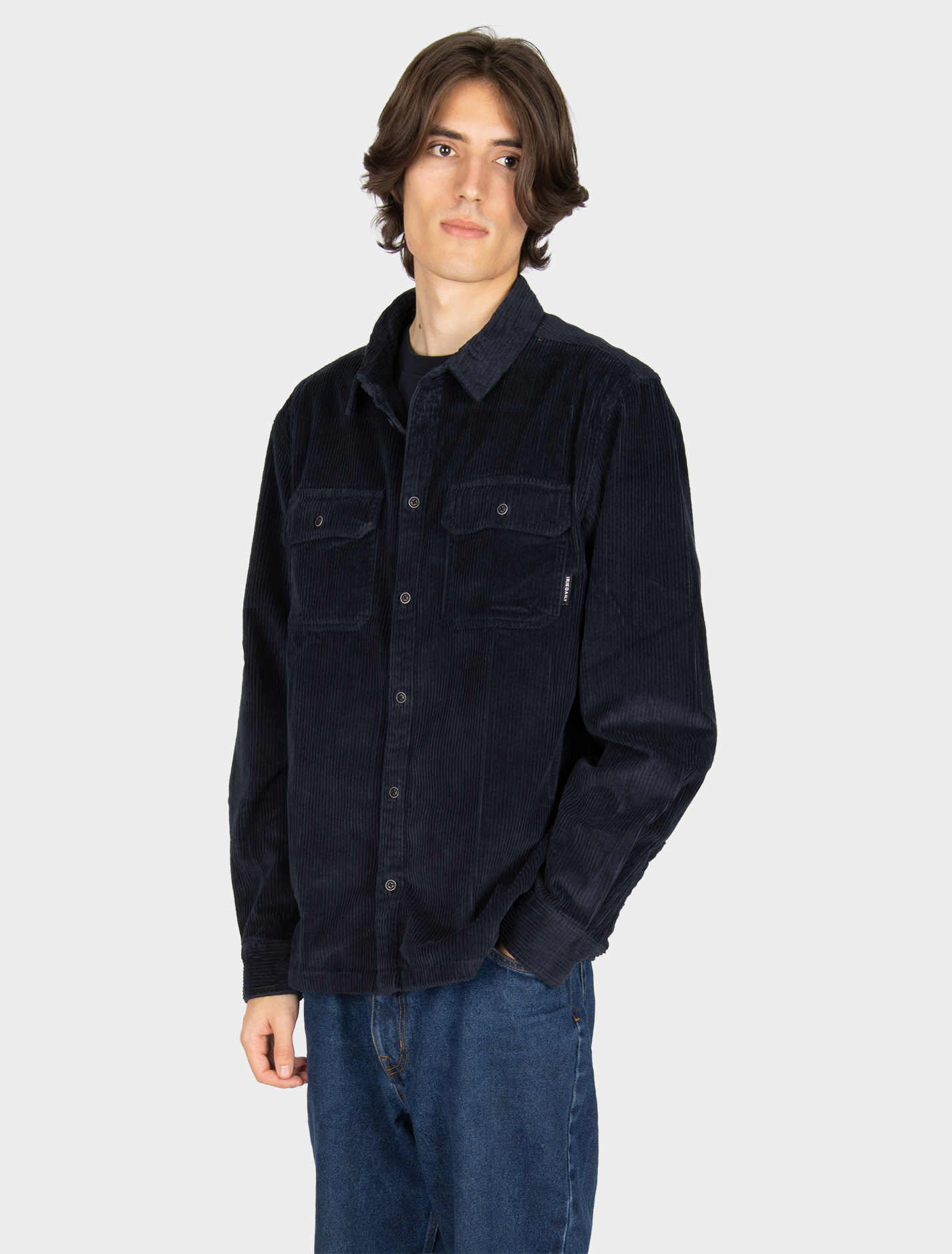Iriedaily Iriedaily, Bubble Cord Shirt, dark orion, S