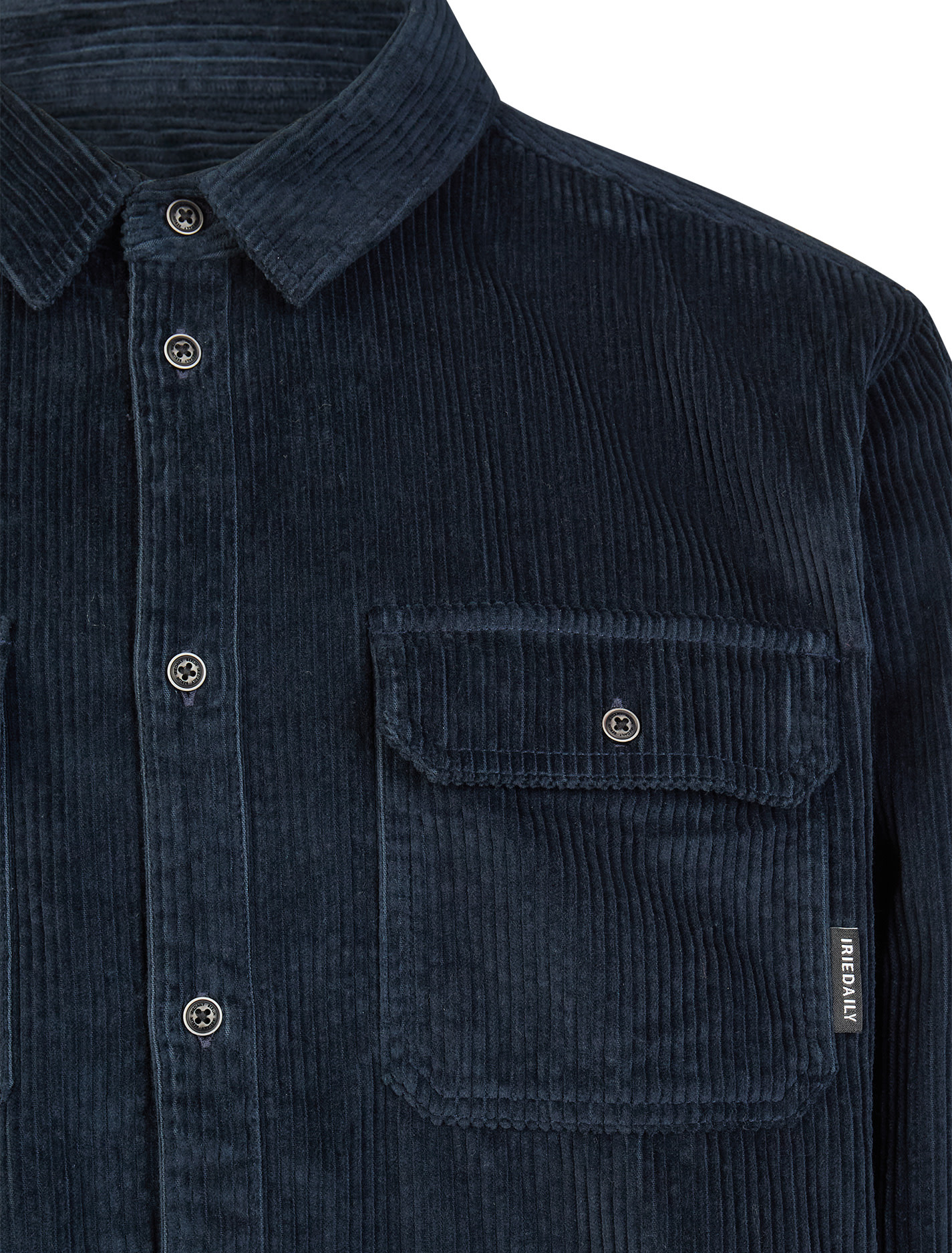 Iriedaily Iriedaily, Bubble Cord Shirt, dark orion, M