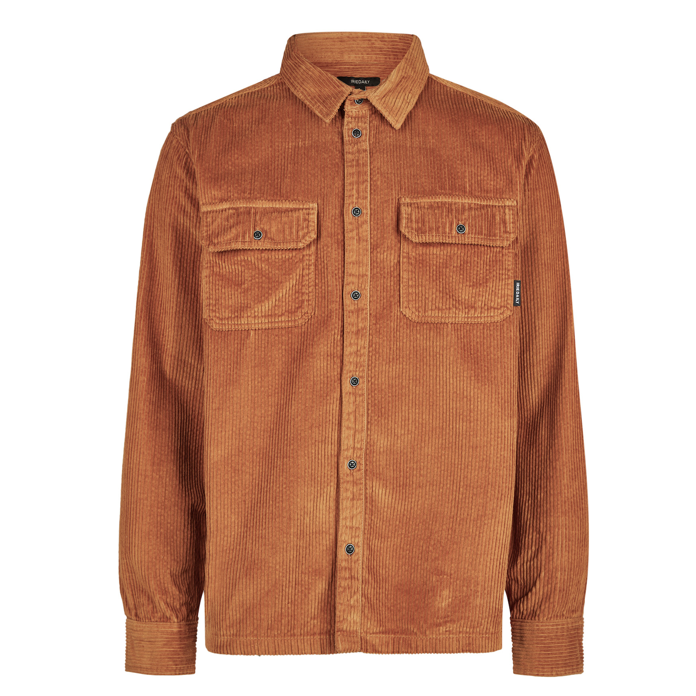 Iriedaily Iriedaily, Bubble Cord Shirt, tabacco, L