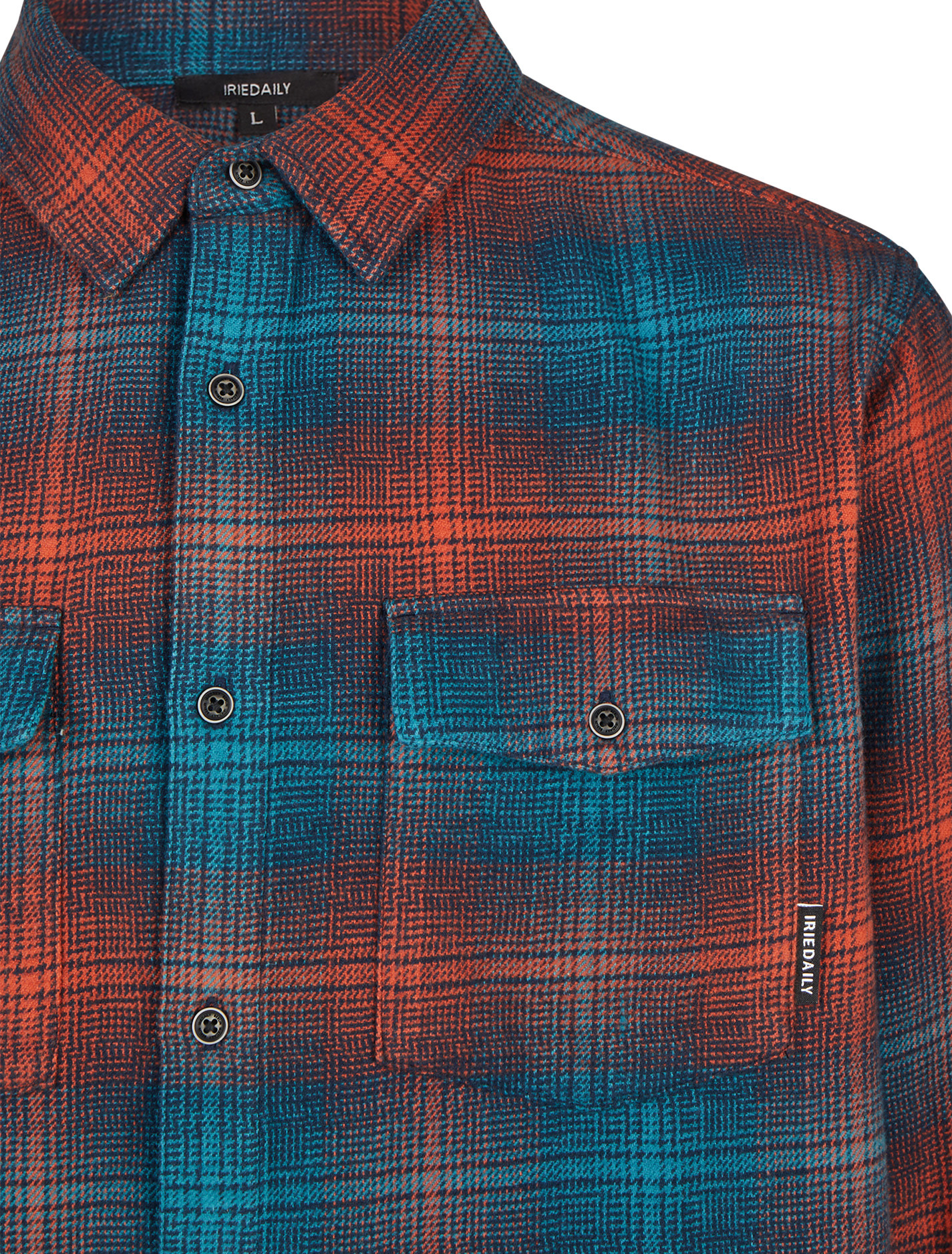 Iriedaily Iriedaily, Rosomako Flannel Shirt, navy, L