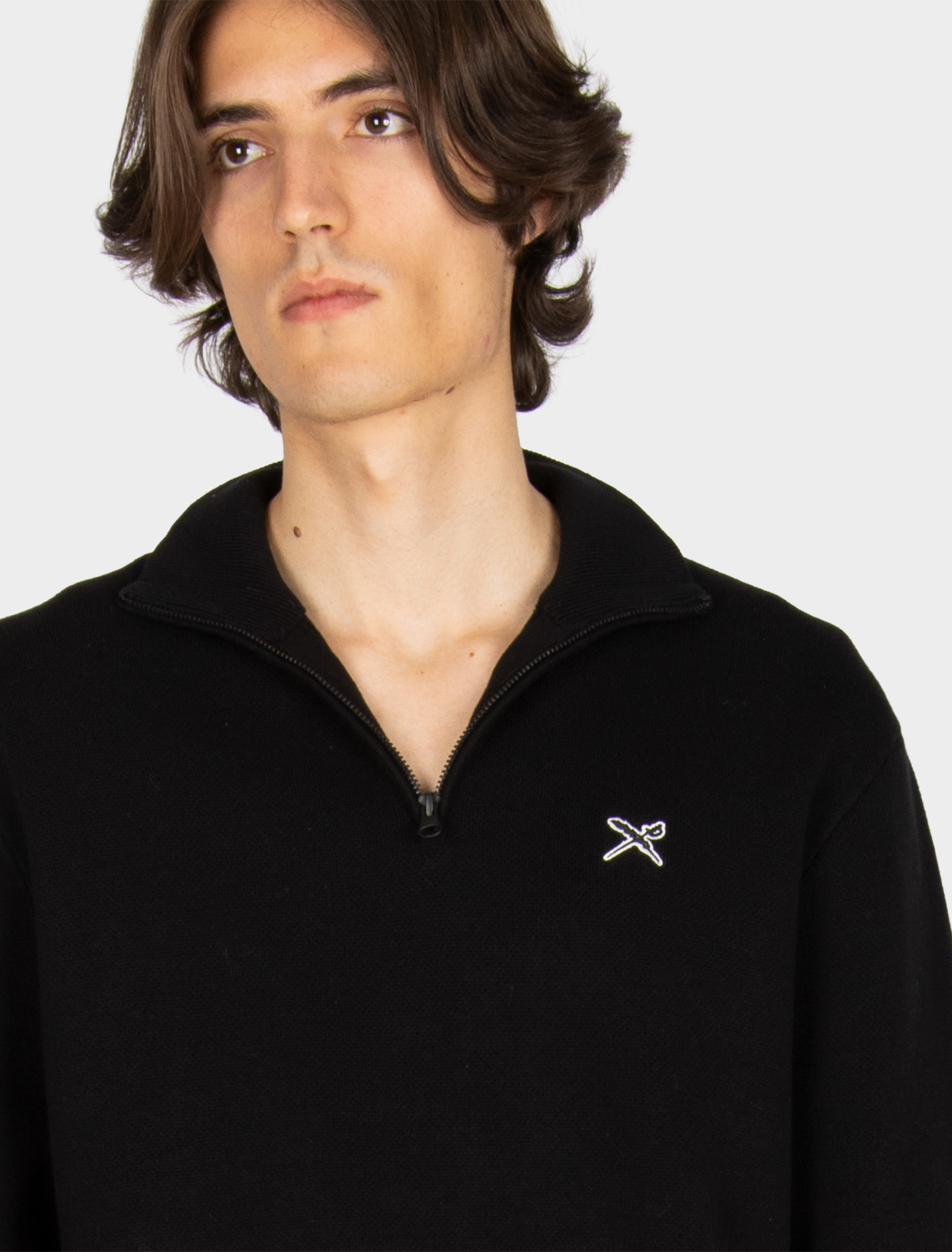 Iriedaily Iriedaily, Heavy Flag Knit Troyer, black, S