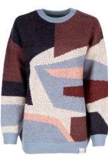 Iriedaily Iriedaily, Fady Knit, navy red, M