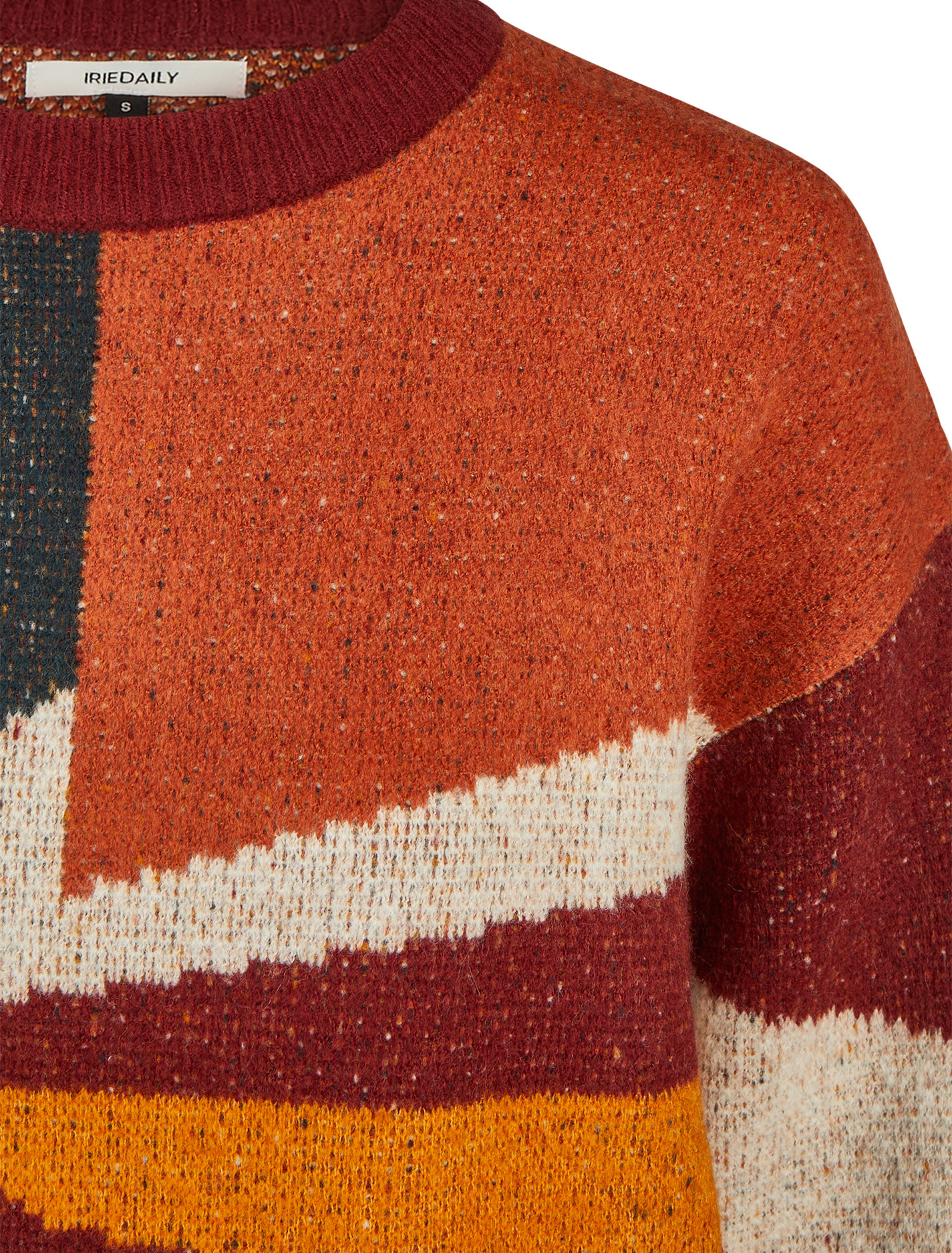 Iriedaily Iriedaily, Fady Knit, green red, XS