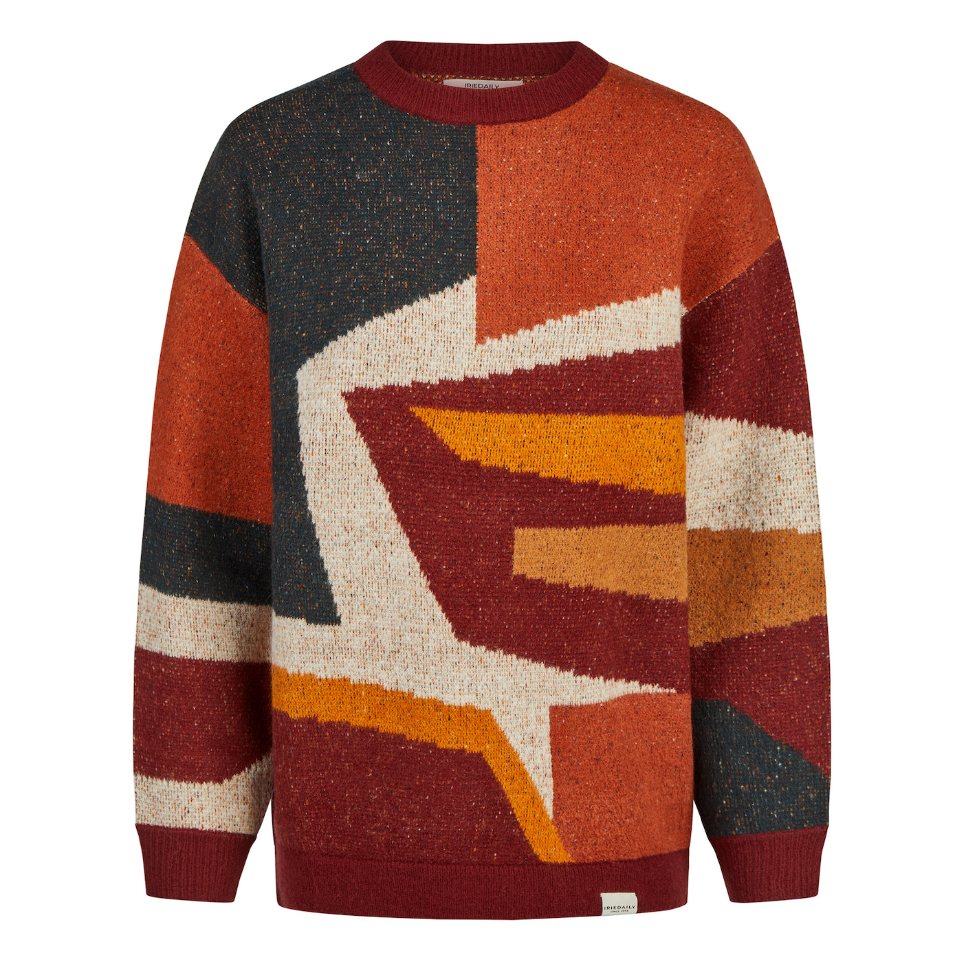Iriedaily Iriedaily, Fady Knit, green red, S