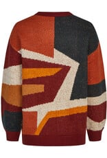 Iriedaily Iriedaily, Fady Knit, green red, M