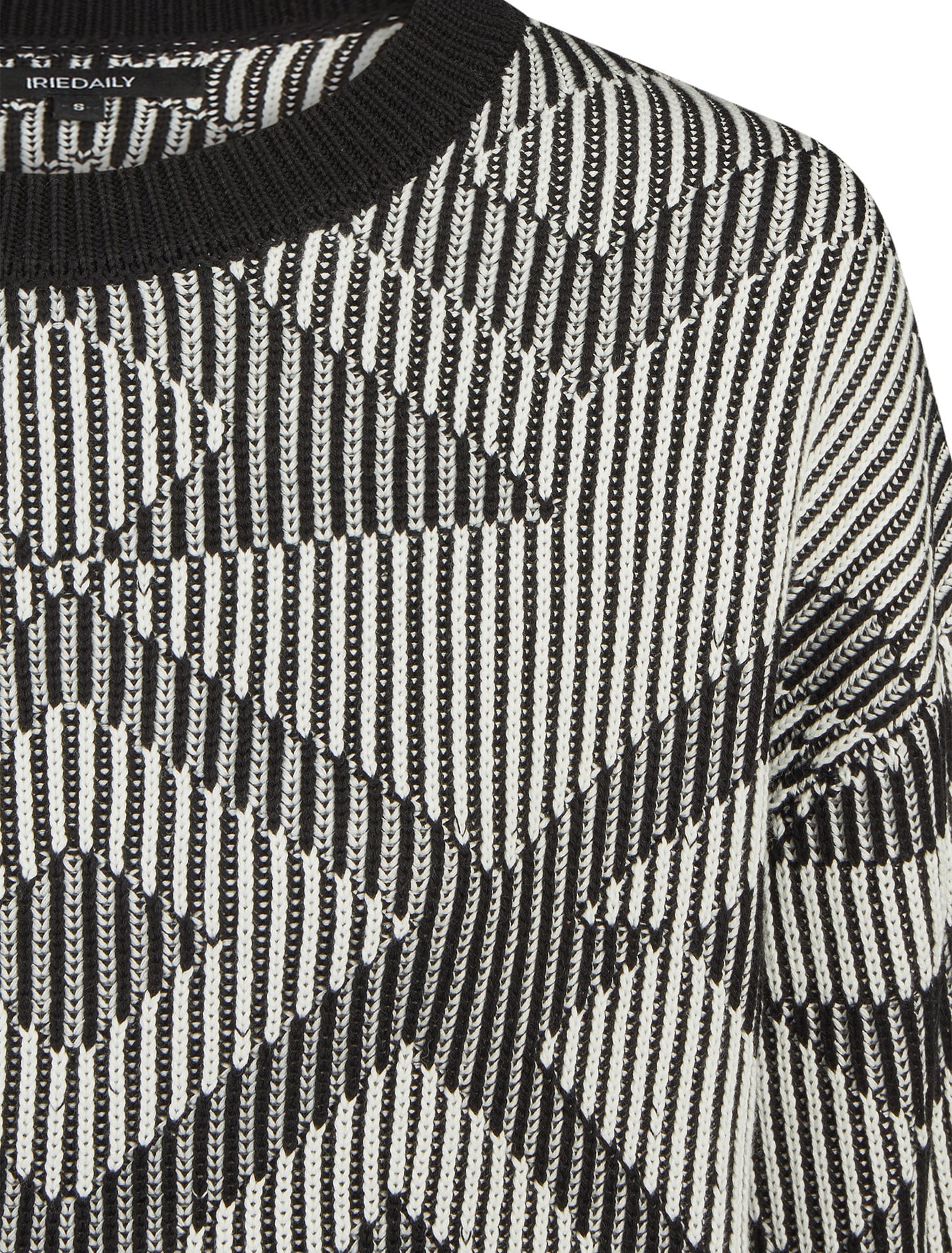 Iriedaily Iriedaily, Ribby Knit, black white, S