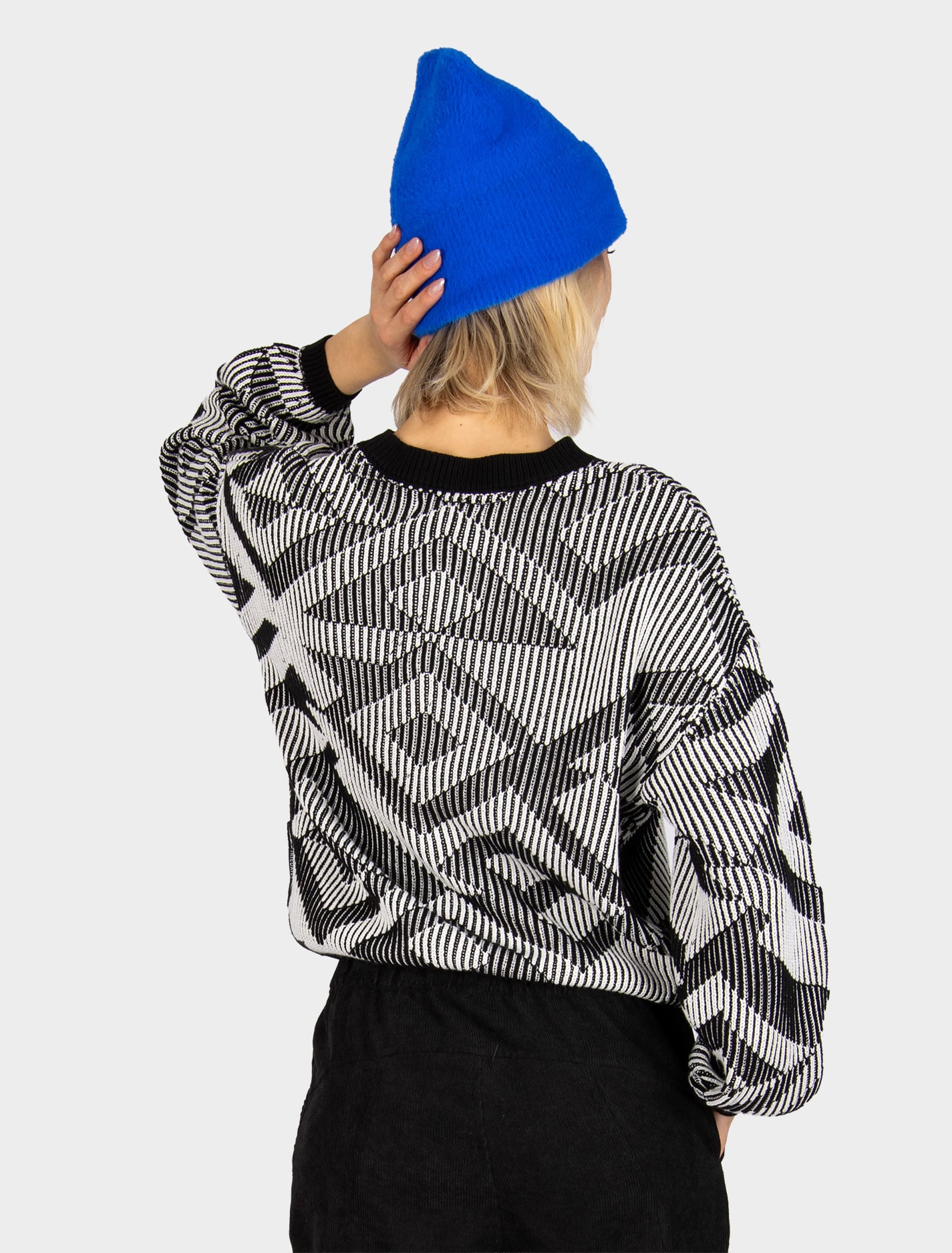 Iriedaily Iriedaily, Ribby Knit, black white, S
