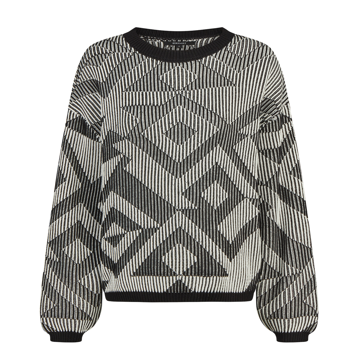 Iriedaily Iriedaily, Ribby Knit, black white, M