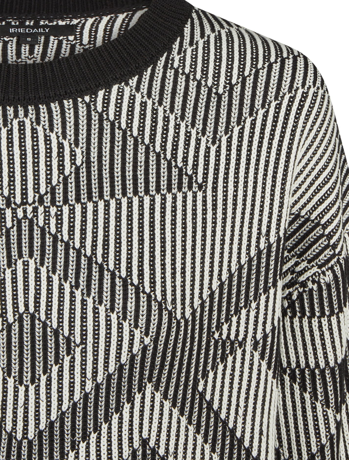 Iriedaily Iriedaily, Ribby Knit, black white, M