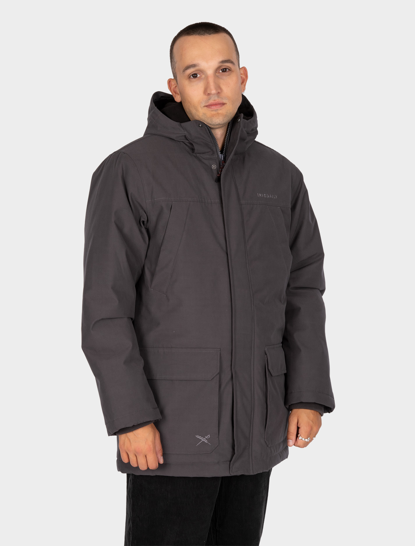Iriedaily Iriedaily, Nilas Parka, coal, M