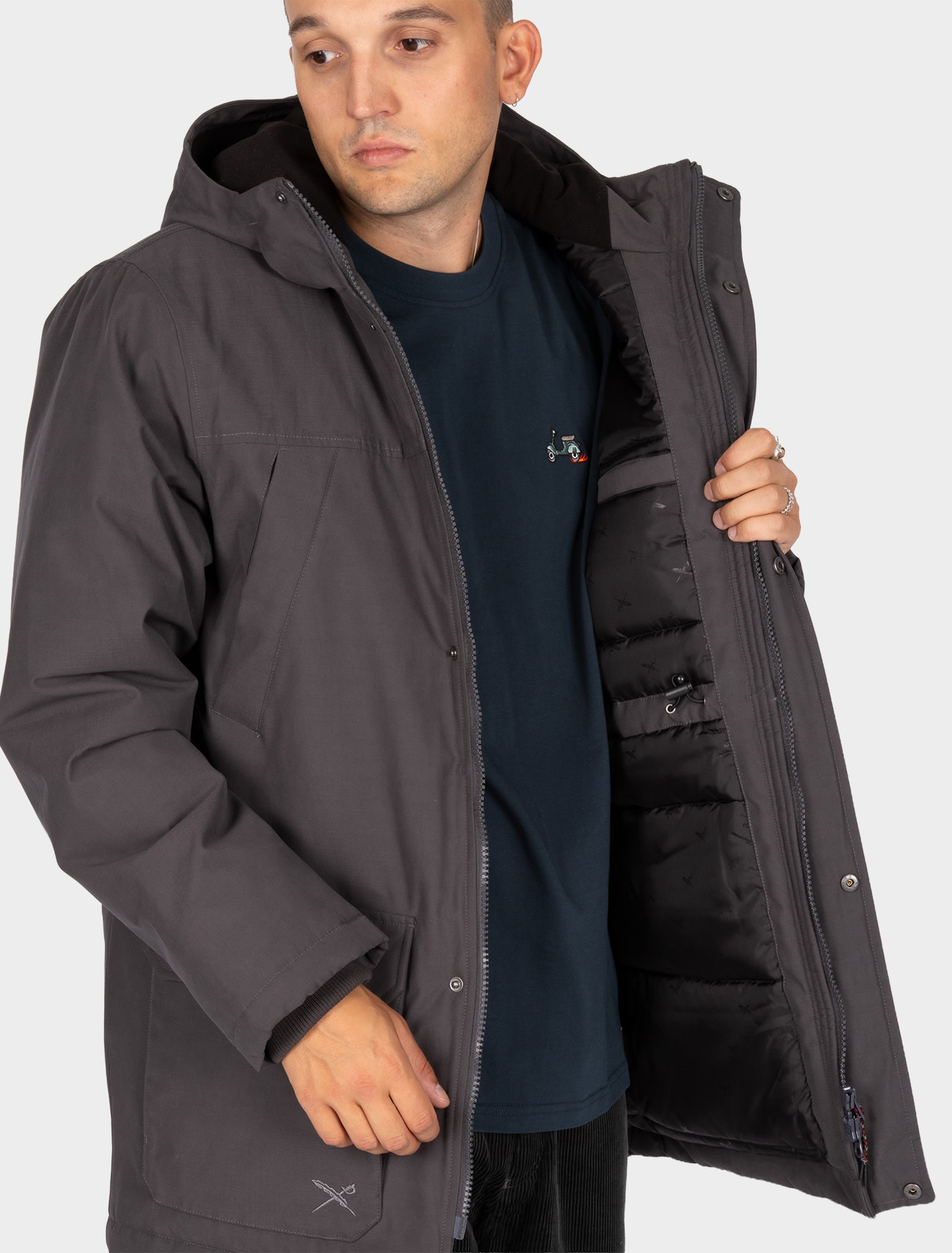 Iriedaily Iriedaily, Nilas Parka, coal, L