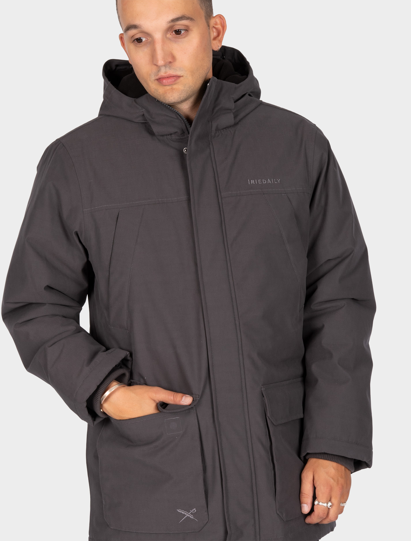 Iriedaily Iriedaily, Nilas Parka, coal, L