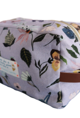 Lili Pepper, Pouch, purple flowers, L