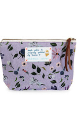 Lili Pepper, Pouch, purple flowers, S
