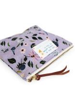 Lili Pepper, Pouch, purple flowers, S