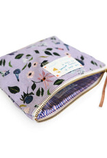 Lili Pepper, Pouch, purple flowers, S