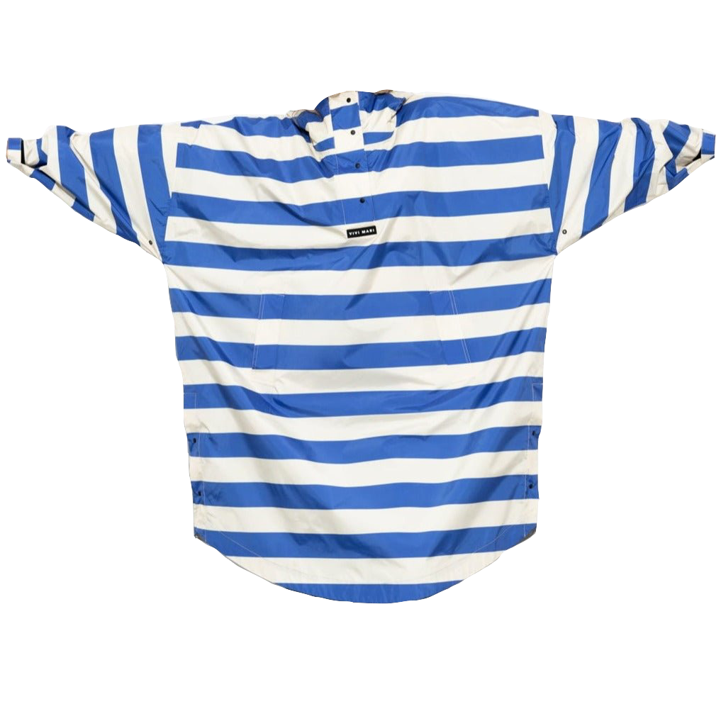 Vivi Mari Vivi Mari, Raincoat Bold Stripes, blue/sand