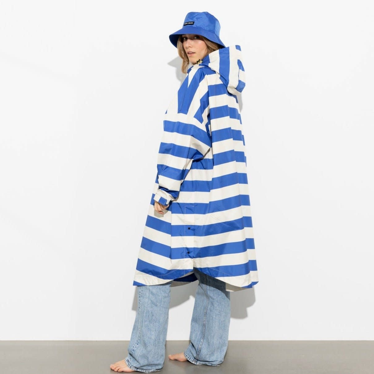 Vivi Mari Vivi Mari, Raincoat Bold Stripes, blue/sand